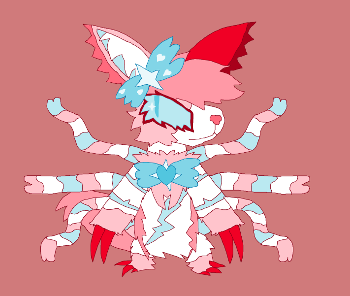 Rags (Flurry's brother, 'Adaptable' Sylveon and part Zangoose)